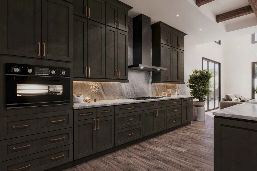 Shaker Charcoal cabinet style shown for kitchen inspiration